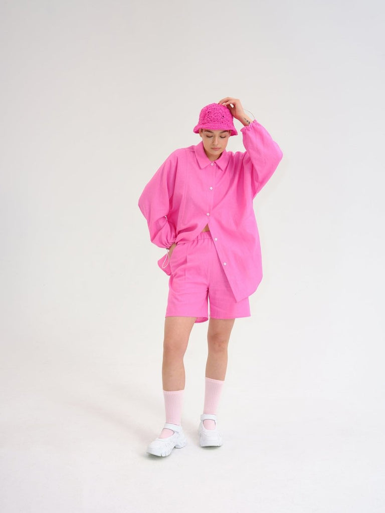 Odeyalo Pablo Shorts (Pink) - Victoire BoutiqueOdeyaloBottoms Ottawa Boutique Shopping Clothing