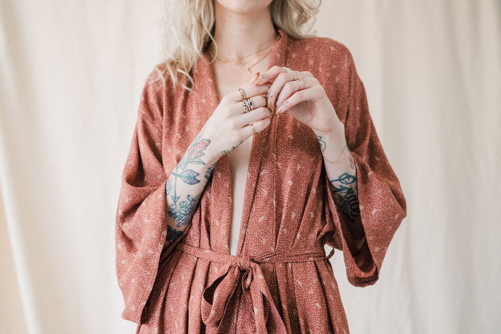 Onderbroeks Classic Robe (Rosewood) - Victoire BoutiqueOnderbroeksLingerie Ottawa Boutique Shopping Clothing