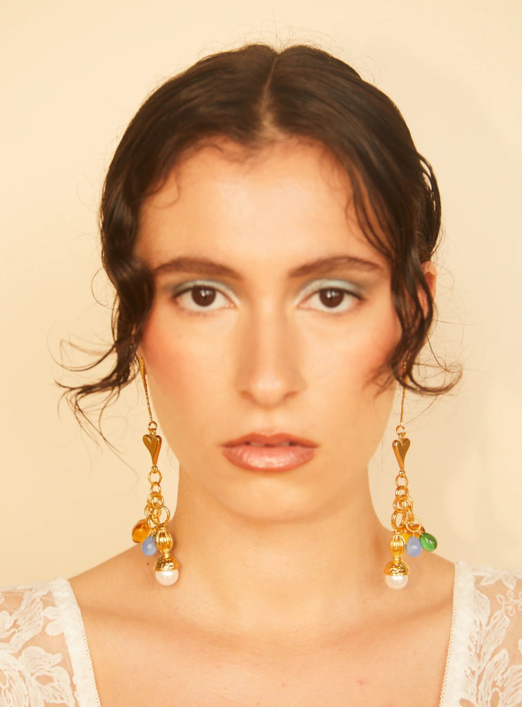Par Ici Fête Earrings - Gold or Rhodium (Online Exclusive) - Victoire BoutiquePar IciEarrings Ottawa Boutique Shopping Clothing