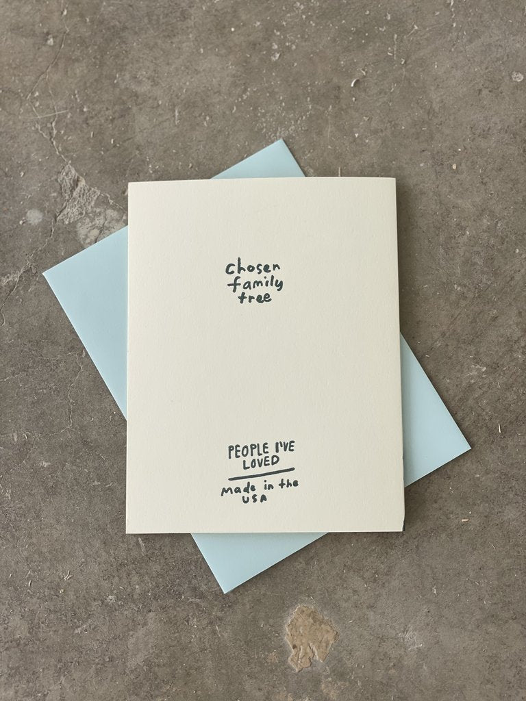 People I've Loved Chosen Family Tree Card - Victoire BoutiquePeople I've LovedStationery Ottawa Boutique Shopping Clothing