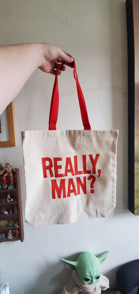 Really, Man? Signature Tote Bag - Victoire BoutiqueReally, Man?Bags Ottawa Boutique Shopping Clothing