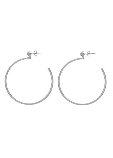 Sarah Mulder Ignite Large Hoops Silver or Gold (3 Stone Options) - Victoire BoutiqueSarah MulderEarrings Ottawa Boutique Shopping Clothing