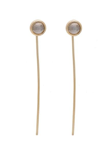 Sarah Mulder Ignite Pull Through Studs Gold or Silver (3 Stone Options) - Victoire BoutiqueSarah MulderEarrings Ottawa Boutique Shopping Clothing