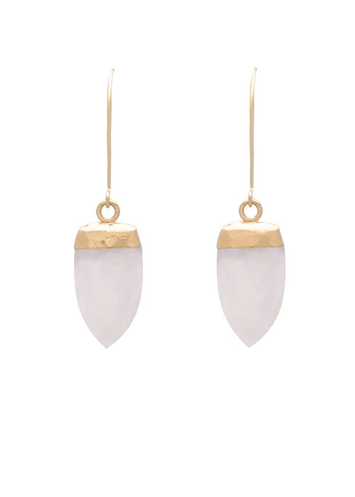 Sarah Mulder Spark Earrings Moonstone (Silver or Gold) - Victoire BoutiqueSarah MulderEarrings Ottawa Boutique Shopping Clothing