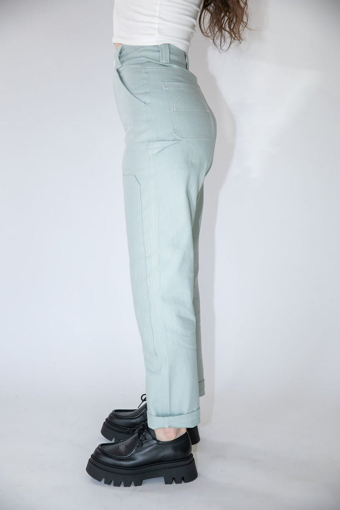 Shelter Brewers Pants (Light Blue Canvas) - Victoire BoutiqueShelterBottoms Ottawa Boutique Shopping Clothing