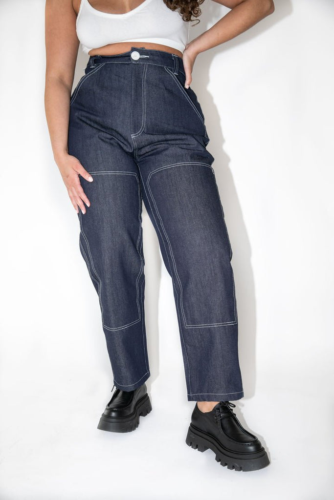 Shelter Brewers Pants (Raw Denim) - Victoire BoutiqueShelterBottoms Ottawa Boutique Shopping Clothing