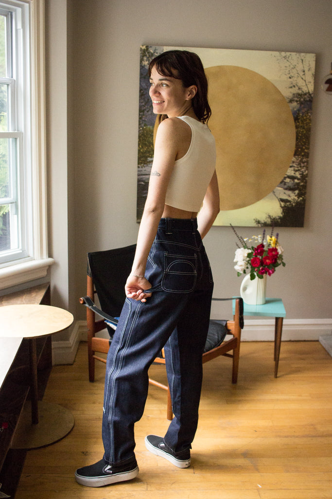 Shelter Brewers Pants (Raw Denim) - Victoire BoutiqueShelterBottoms Ottawa Boutique Shopping Clothing