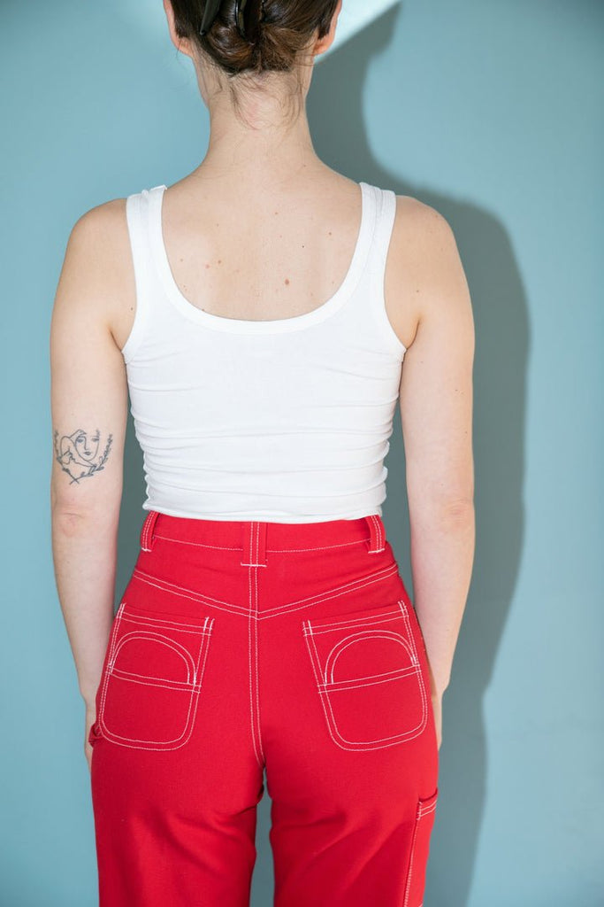 Shelter Brewers Pants (Red Canvas) - Victoire BoutiqueShelterBottoms Ottawa Boutique Shopping Clothing