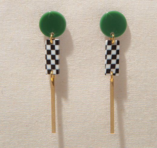 The Vintage Royalty Checker Collection Earrings (Multiple Styles) - Victoire BoutiqueThe Vintage RoyaltyEarrings Ottawa Boutique Shopping Clothing