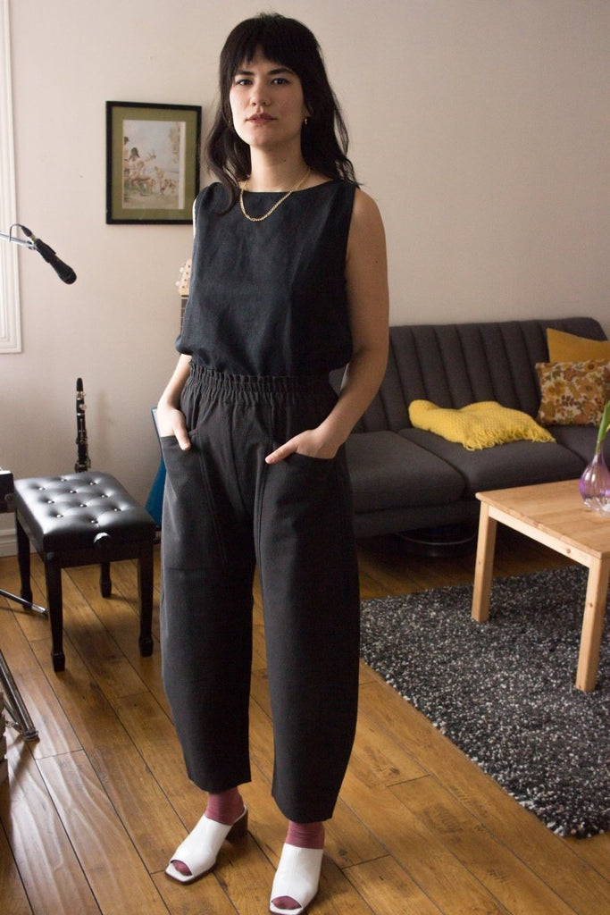Ursa Minor Flor Arca Pants (Washed Black) - Victoire BoutiqueUrsa MinorBottoms Ottawa Boutique Shopping Clothing