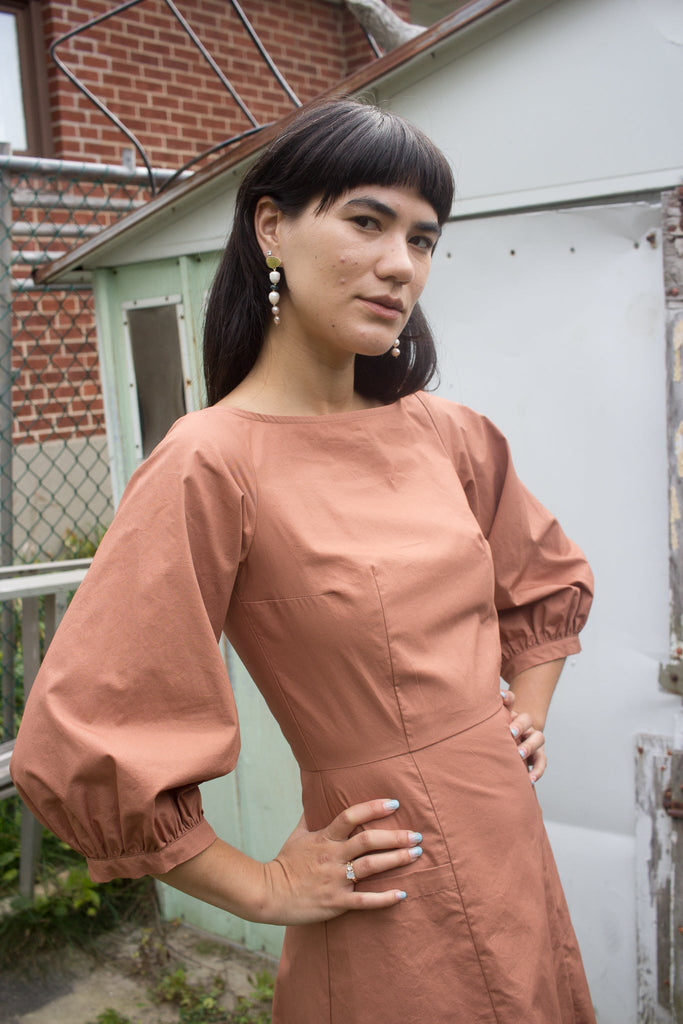 Ursa Minor Grace Dress (Russet) - Victoire BoutiqueUrsa MinorDresses Ottawa Boutique Shopping Clothing