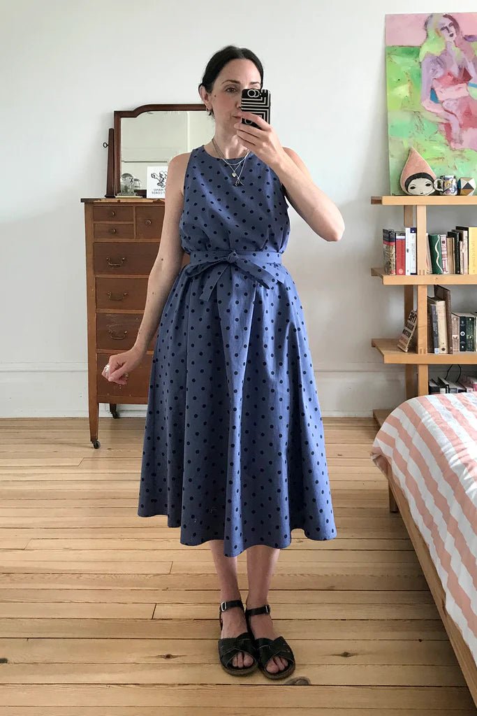 Ursa Minor Willa Dress (Haskap Dot) - Victoire BoutiqueUrsa MinorDresses Ottawa Boutique Shopping Clothing