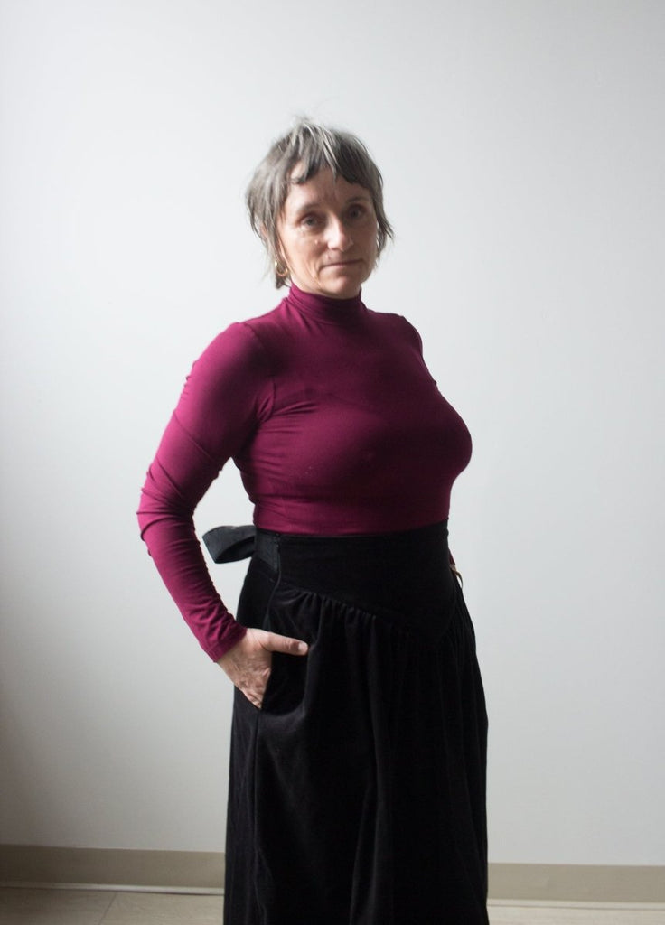 Valerie C. Turtleneck (Raspberry) - Victoire BoutiqueValerie CTops Ottawa Boutique Shopping Clothing