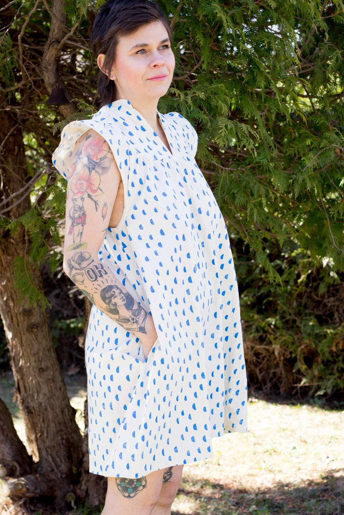 Vera Véro Kiki Dress (Blue Half Moon) - Victoire BoutiqueVera VéroDresses Ottawa Boutique Shopping Clothing