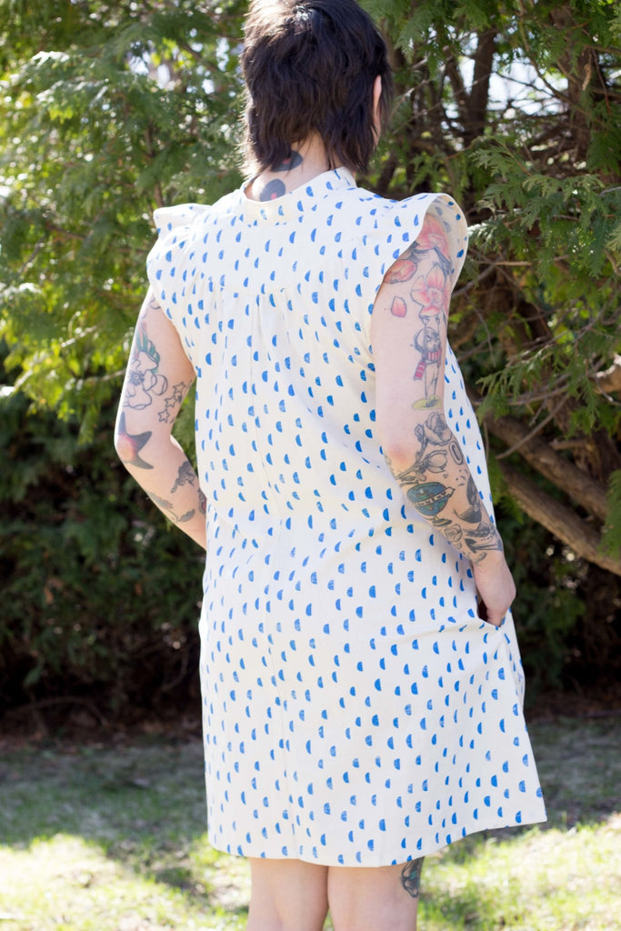 Vera Véro Kiki Dress (Blue Half Moon) - Victoire BoutiqueVera VéroDresses Ottawa Boutique Shopping Clothing